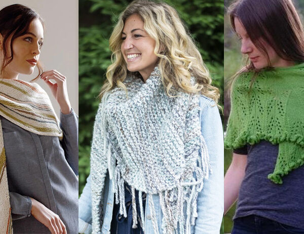 Try An Easy Knitted Shawl Pattern | learnknittingonline.com