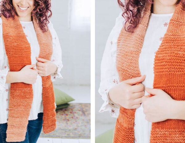 Toasty Toni Knit Scarf [FREE Knitting Pattern] | learnknittingonline.com